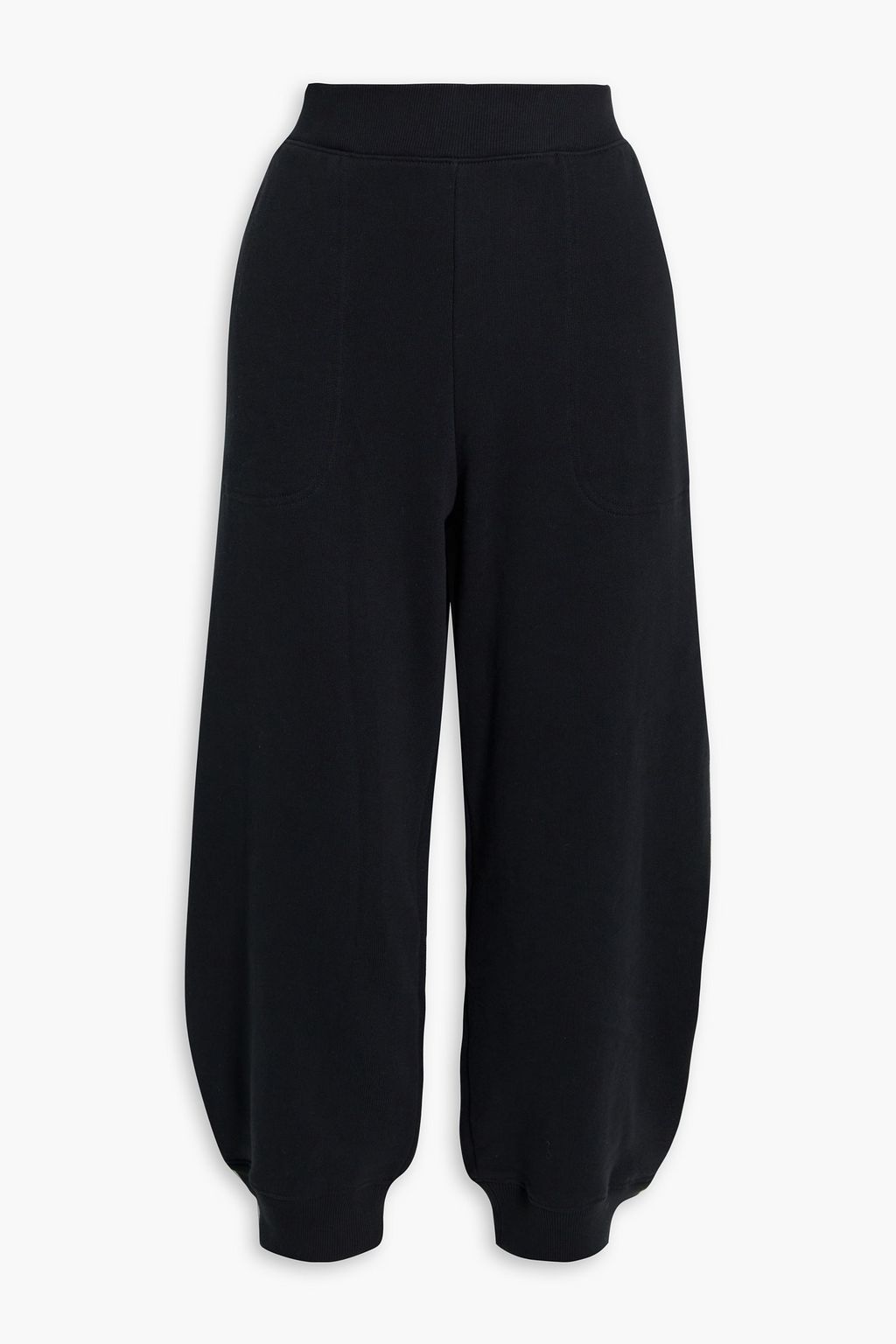 French cotton-terry track pants 