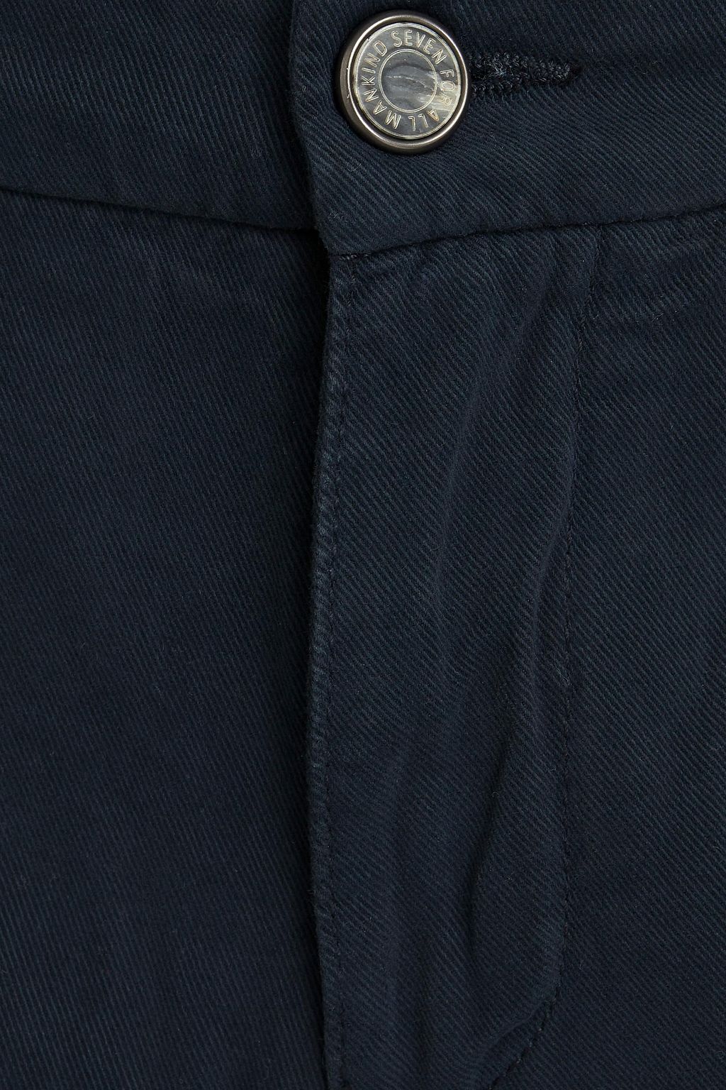 7 FOR ALL MANKIND Cotton and cashmere-blend twill chinos