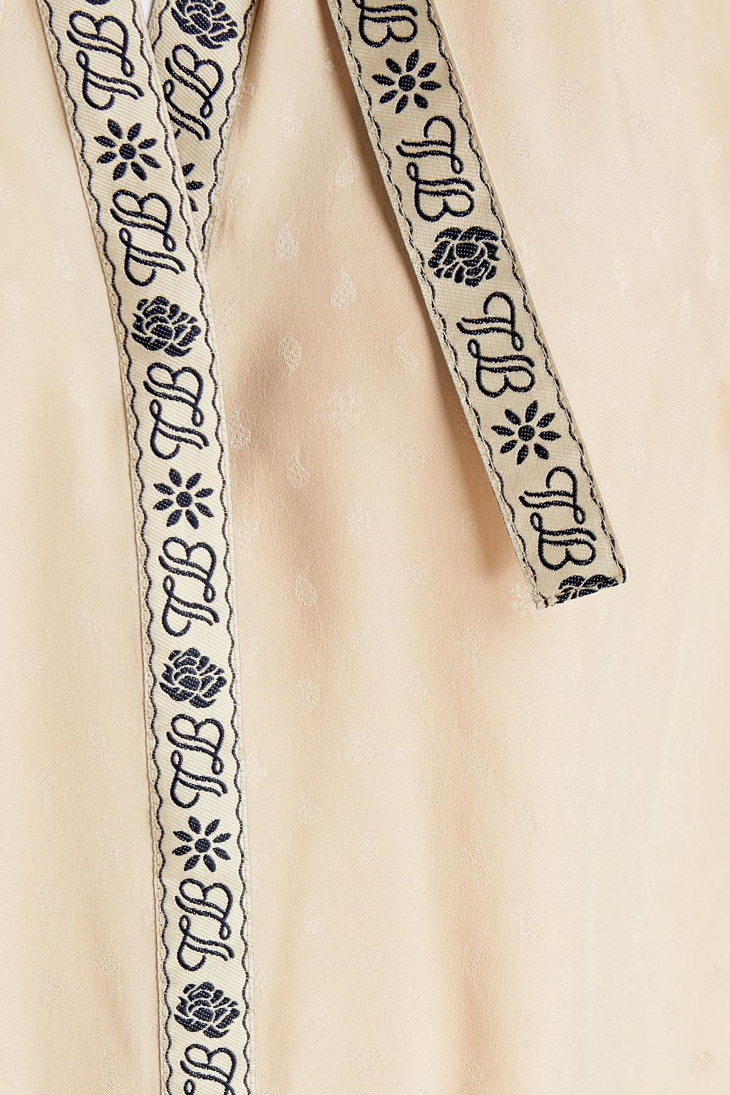 TORY BURCH Schluppenbluse aus Seidenjacquard