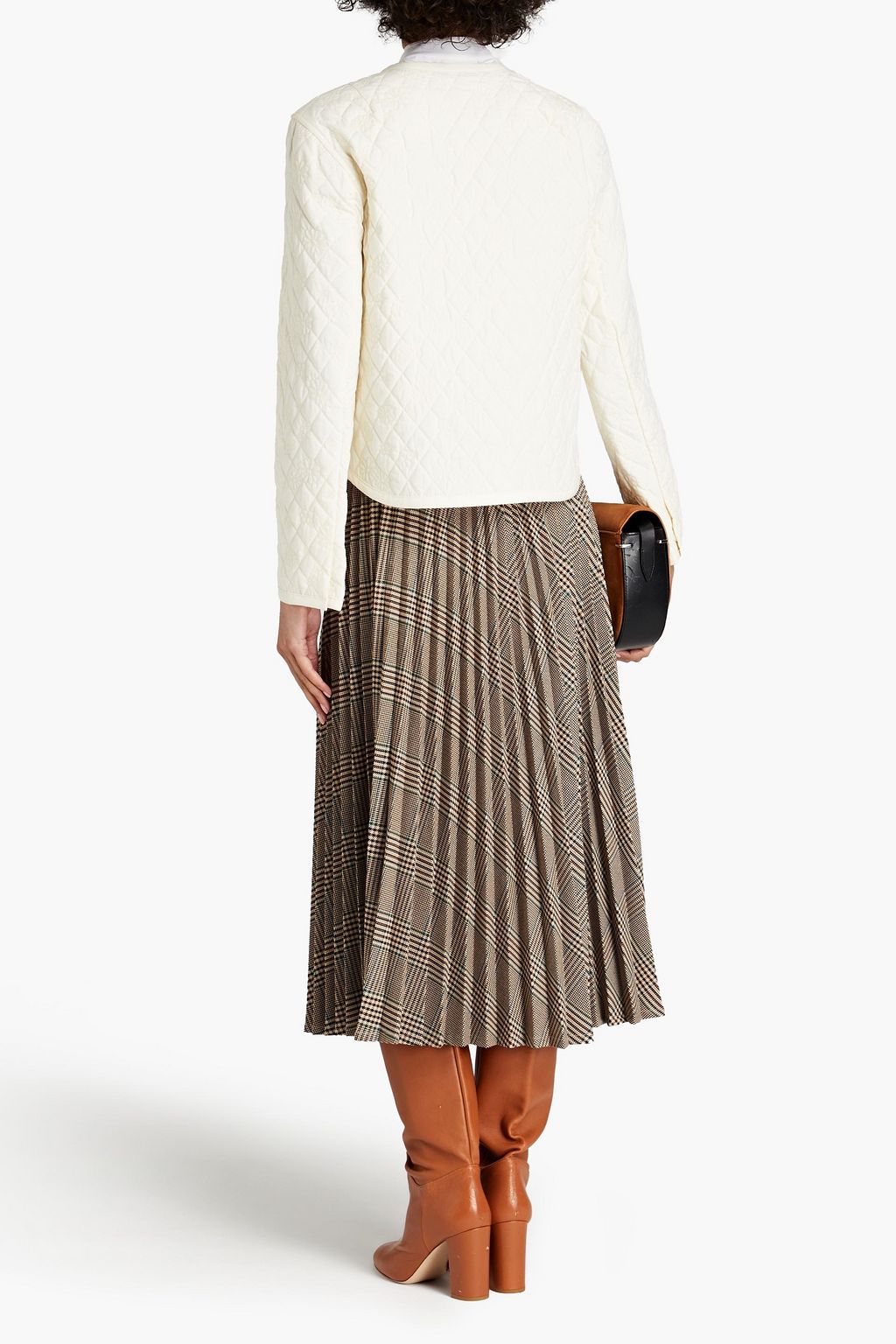 TORY BURCH Quilted cotton-poplin jacket