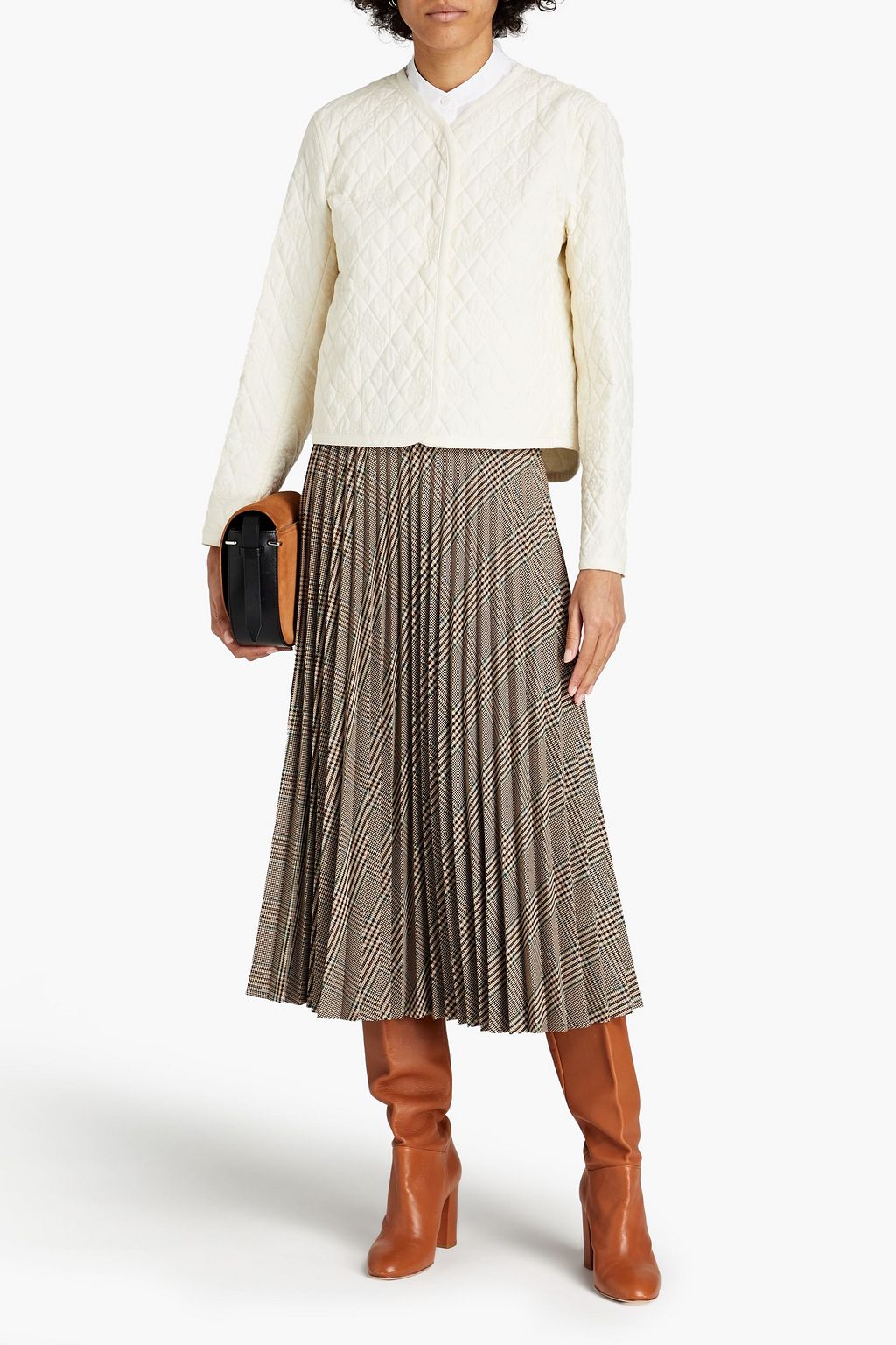 TORY BURCH Quilted cotton-poplin jacket