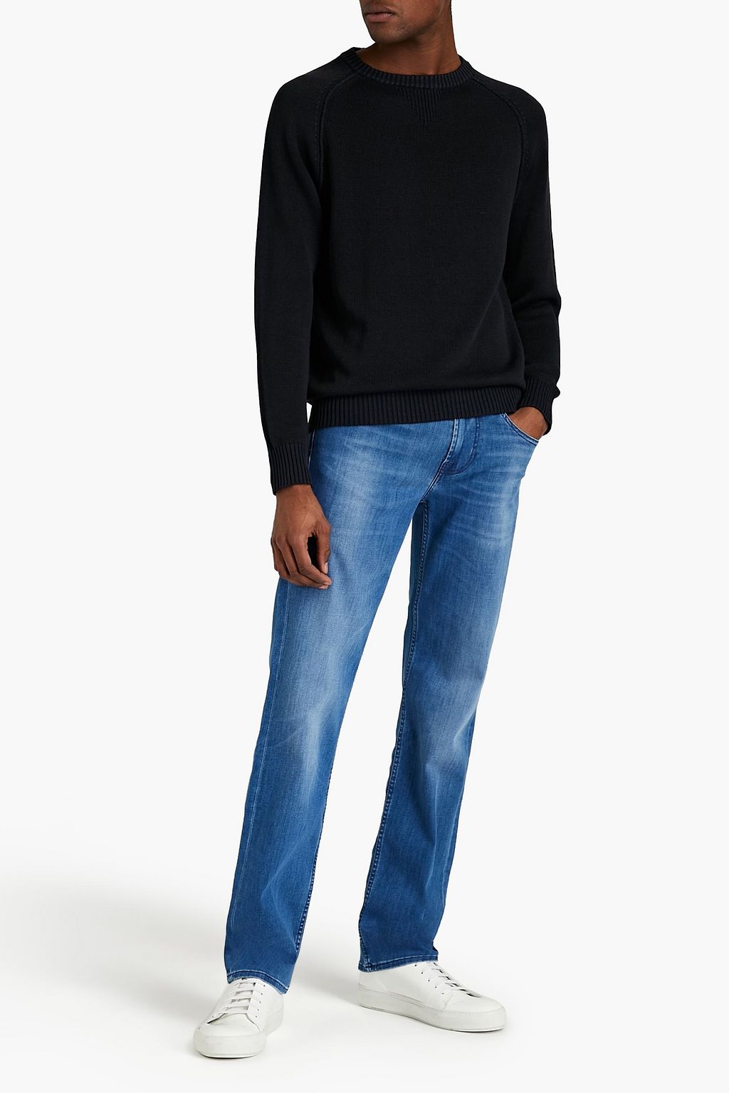 7 FOR ALL MANKIND Faded denim jeans