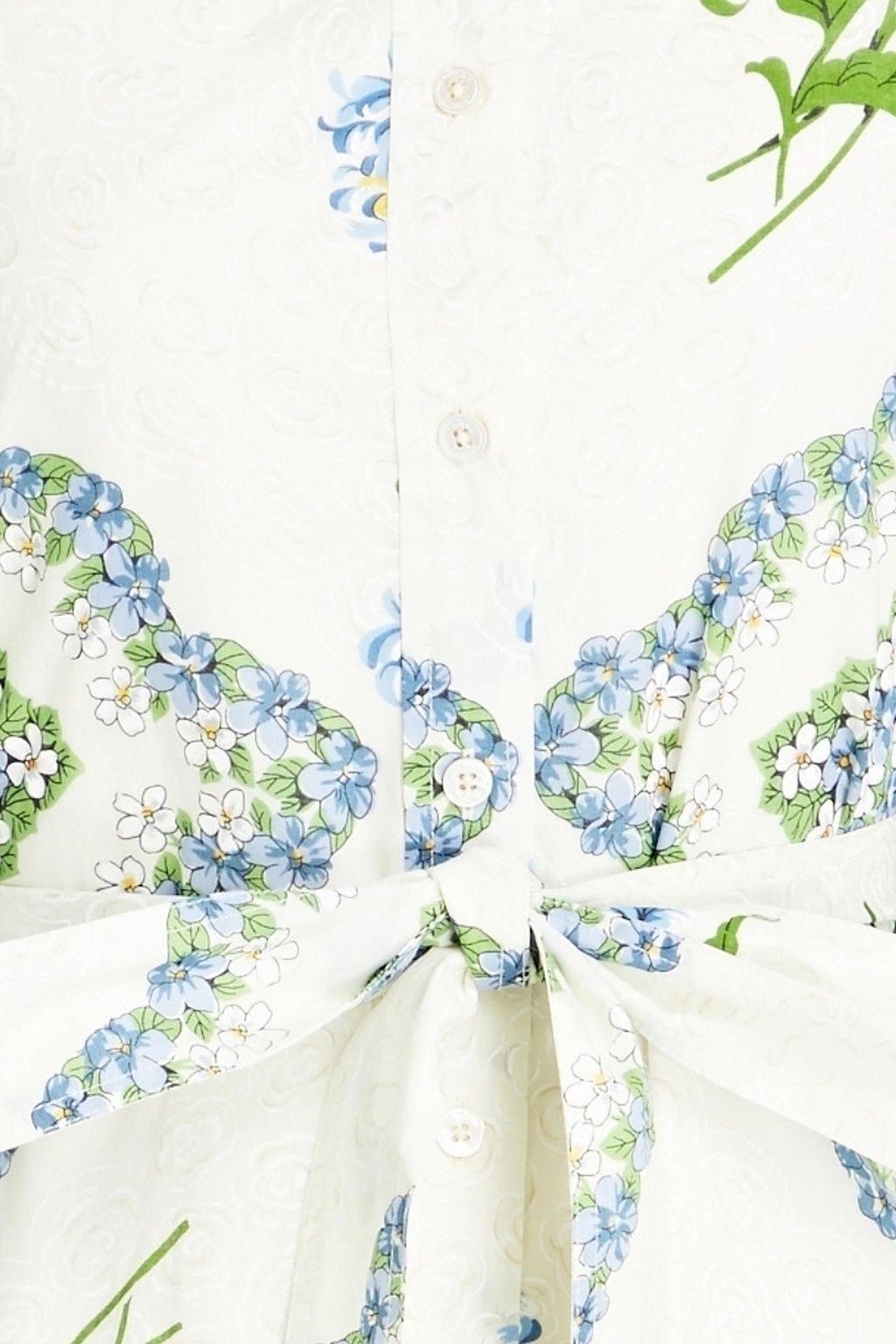 TORY BURCH Floral-print cotton-mousseline shirt dress