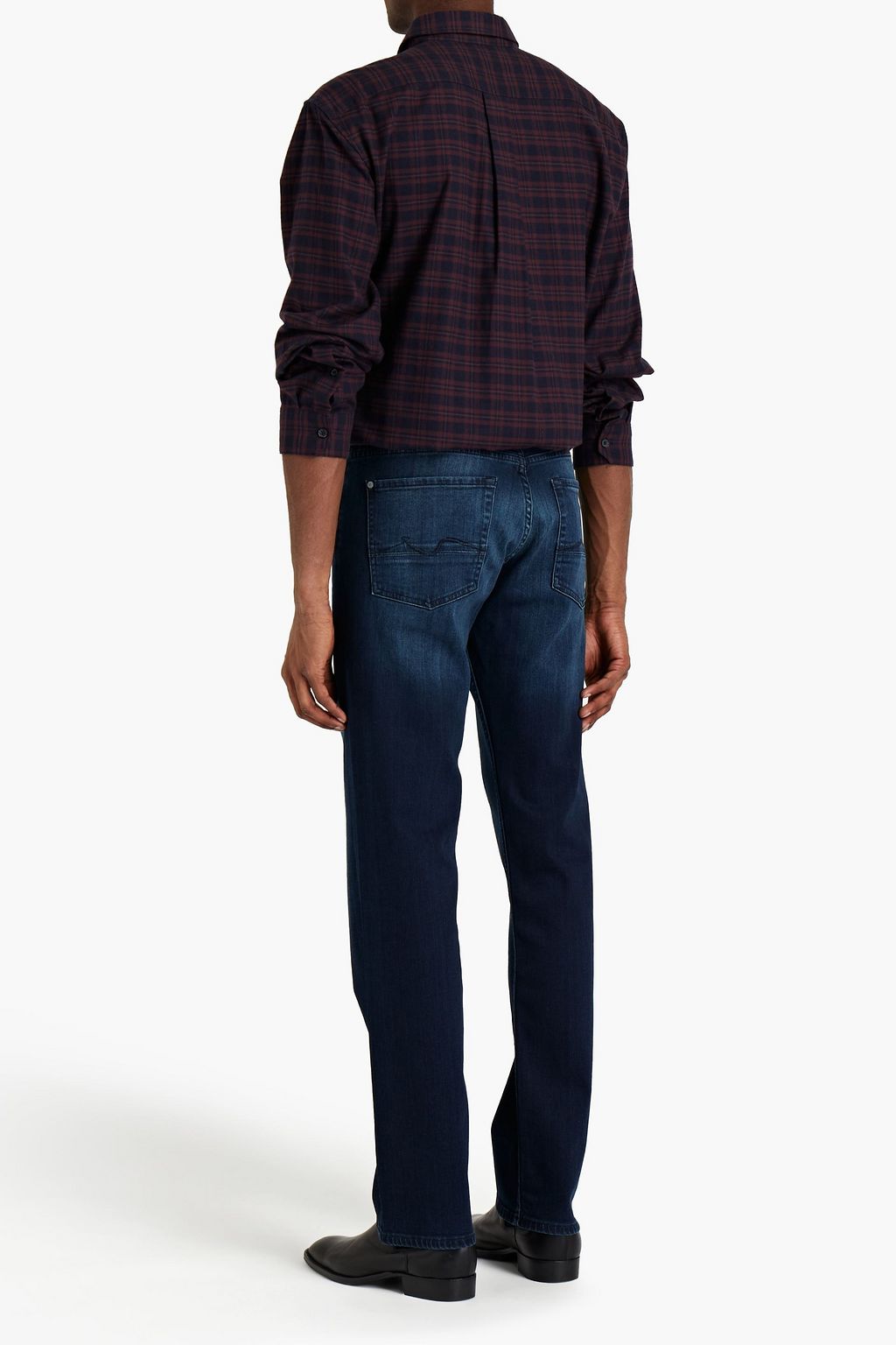 7 FOR ALL MANKIND Standard faded denim jeans