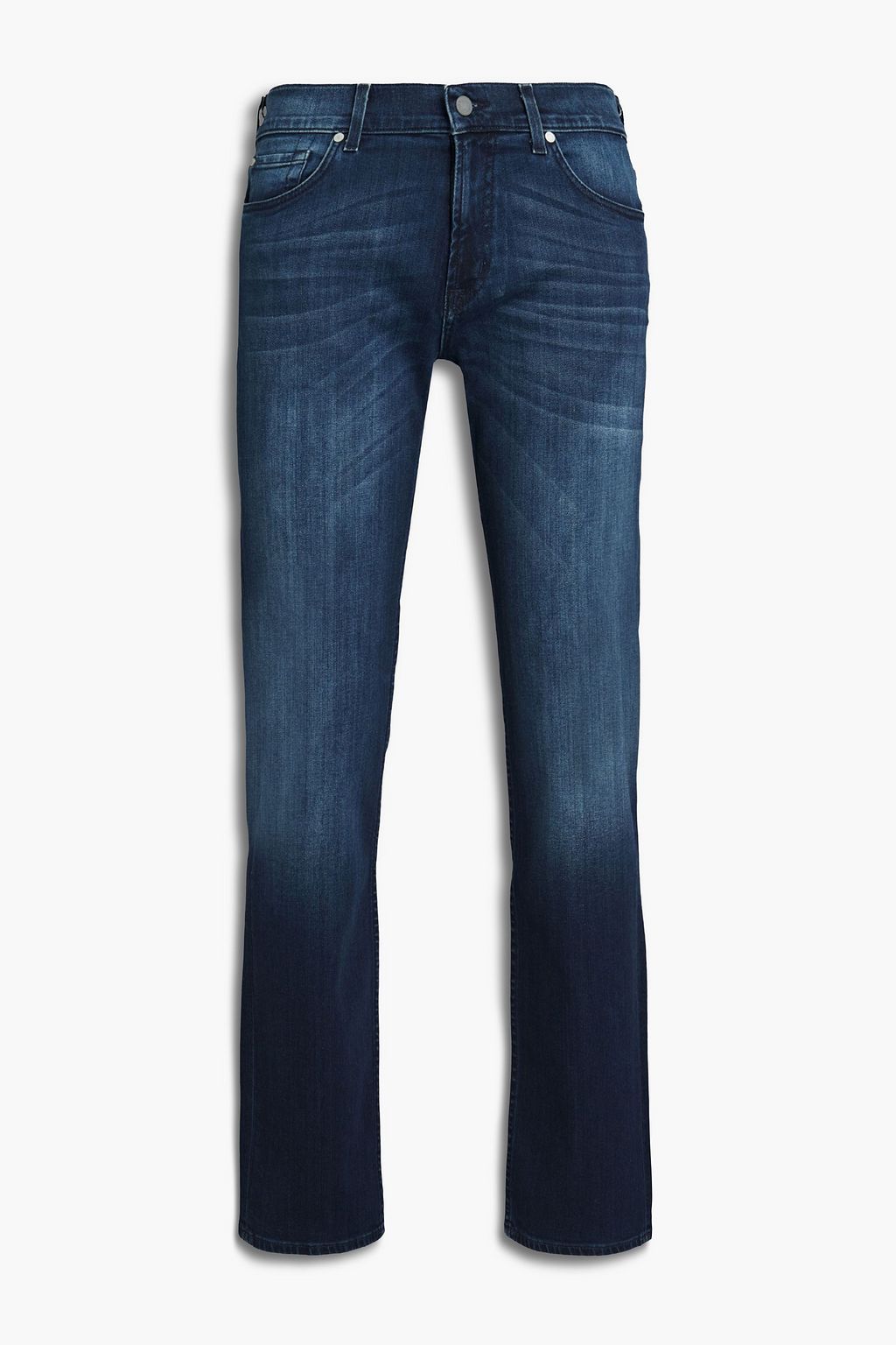 7 FOR ALL MANKIND Standard faded denim jeans | THE OUTNET