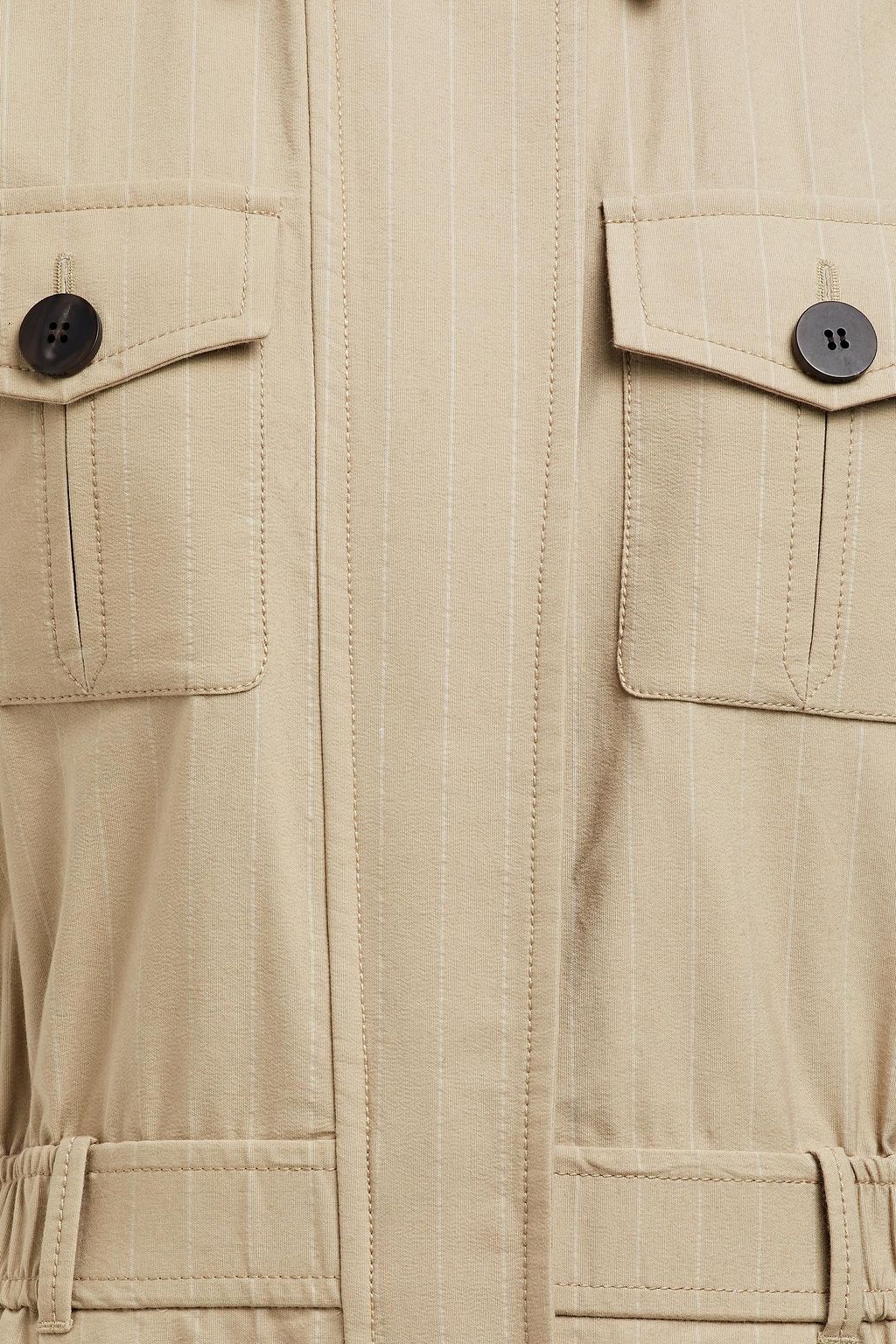 CHLOÉ Playsuit aus einer Baumwollmischung mit Nadelstreifen