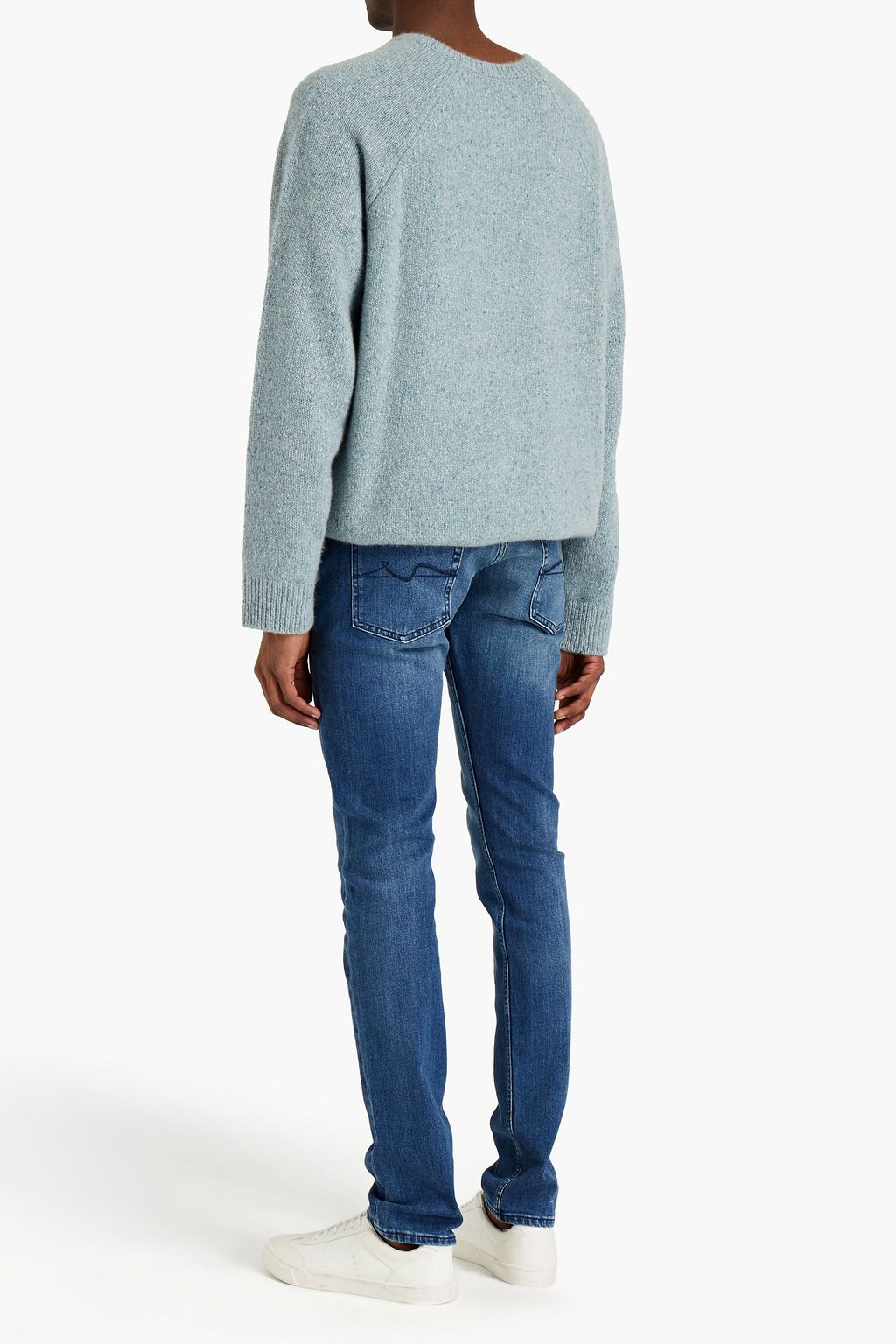 7 FOR ALL MANKIND Ronnie skinny-fit faded denim jeans