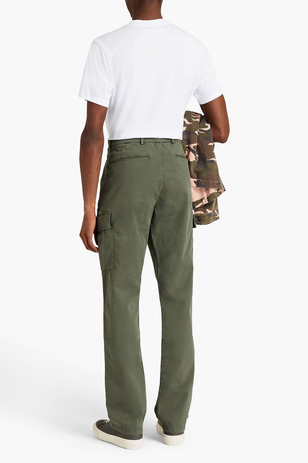 7 FOR ALL MANKIND Slimmy stretch-cotton twill cargo pants
