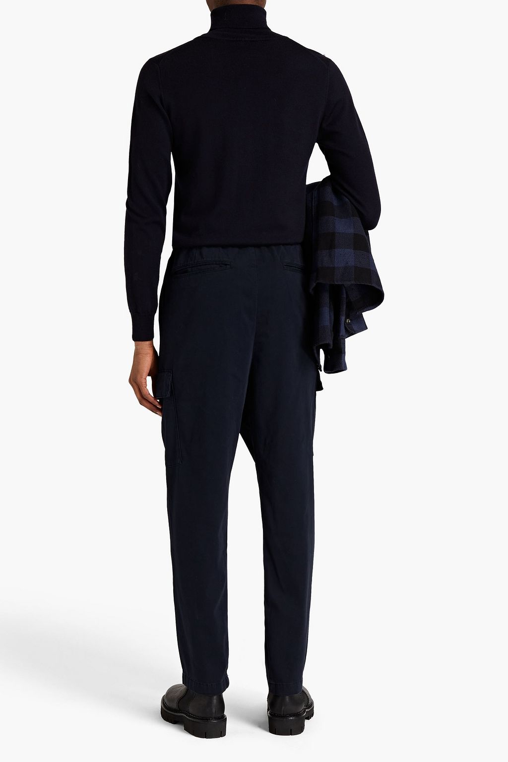 7 FOR ALL MANKIND Cotton-blend sateen cargo pants