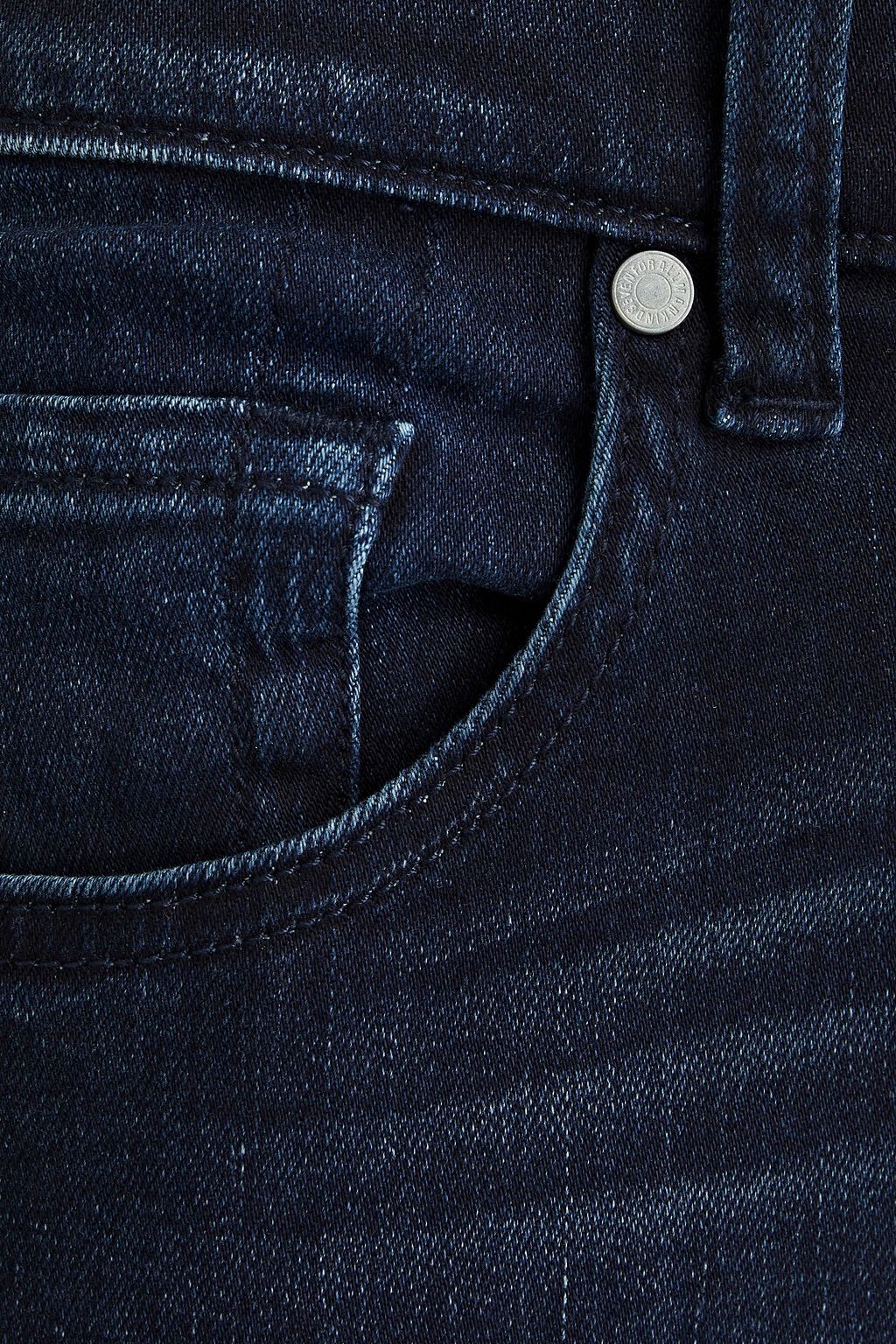 7 FOR ALL MANKIND Slimmy slim-fit whiskered denim jeans
