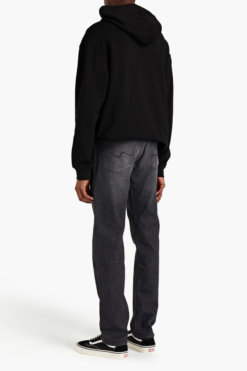 Anthracite Kayden faded denim jeans 