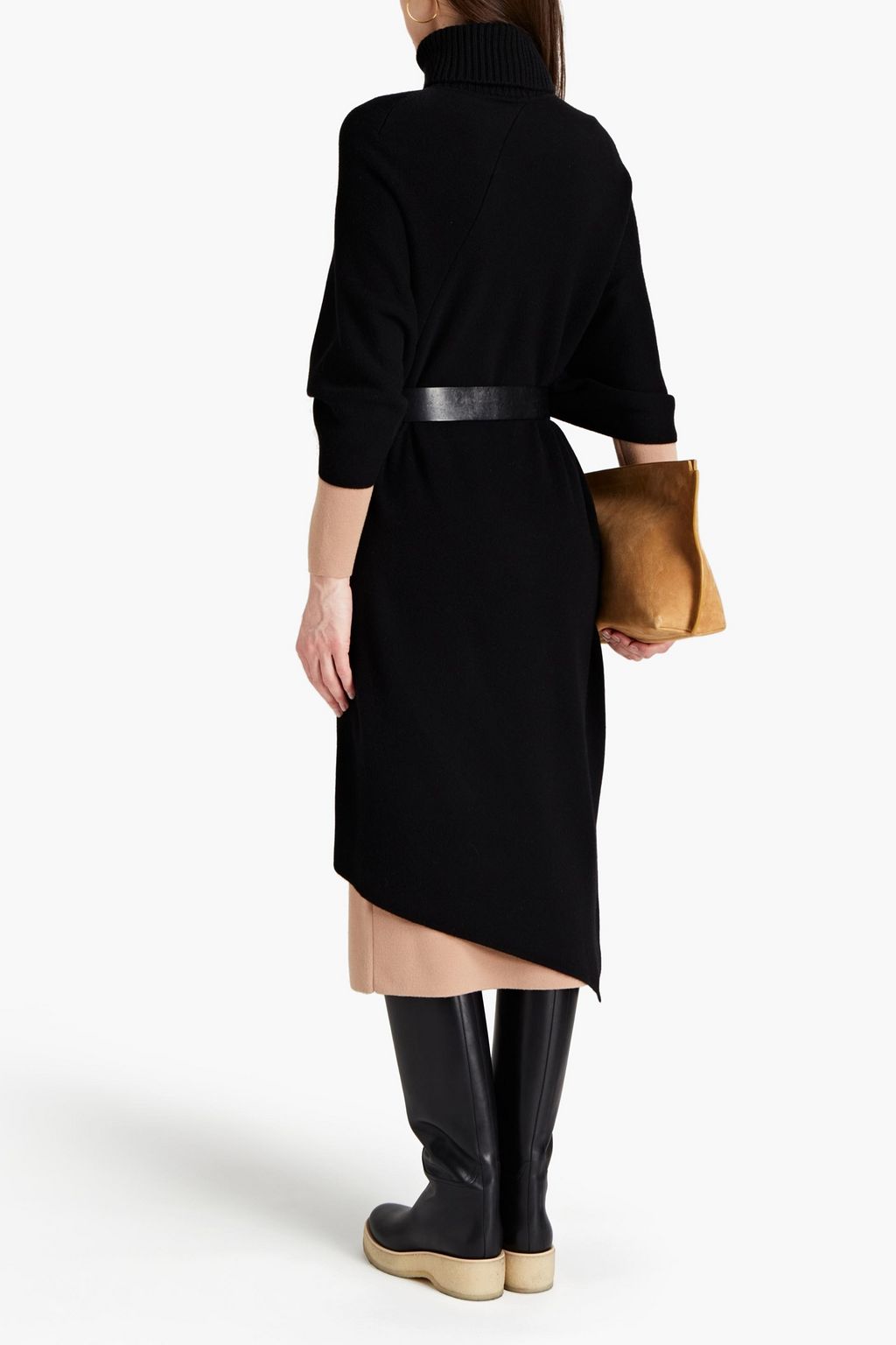 CHLOÉ Asymmetric cashmere poncho