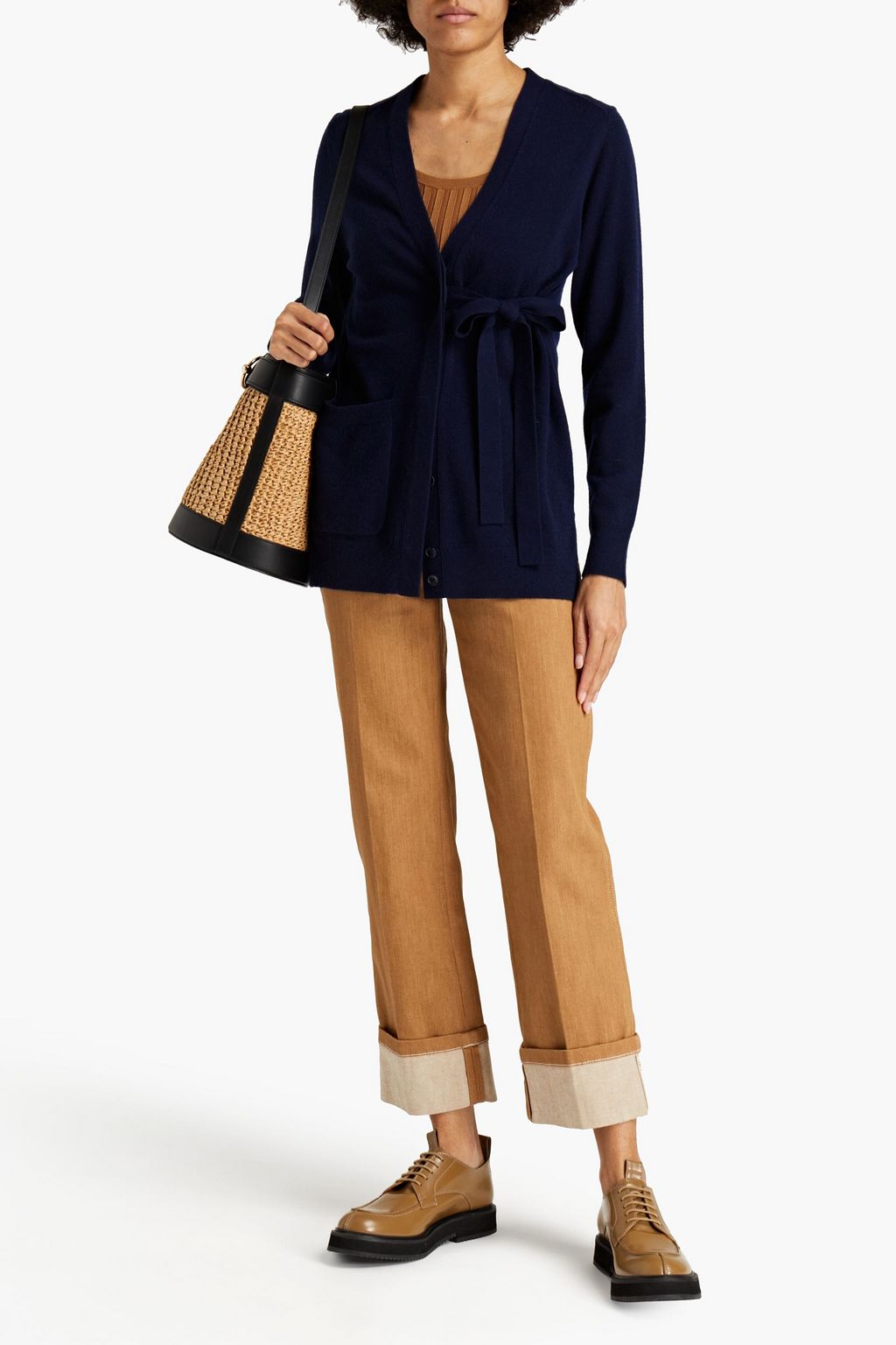 CHLOÉ Belted cashmere cardigan