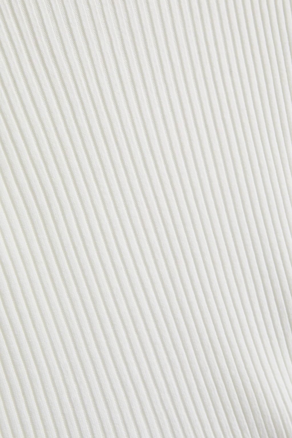 CHLOÉ Ribbed cupro-blend top