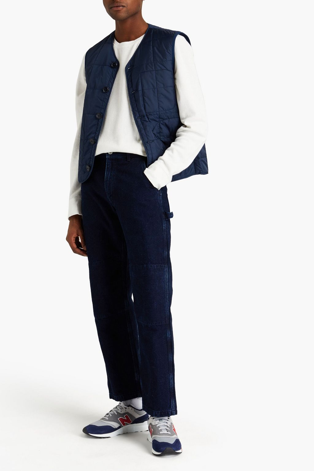 SNOW PEAK Okayama faded cotton-canvas cargo pants