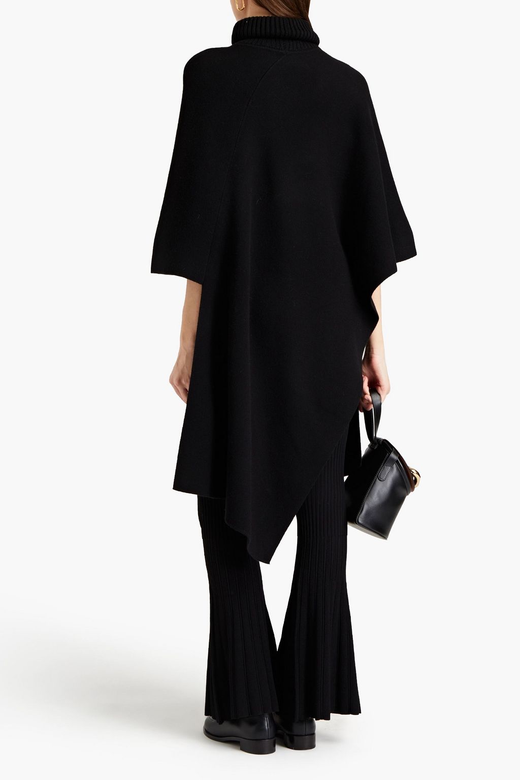 CHLOÉ Asymmetric cashmere poncho