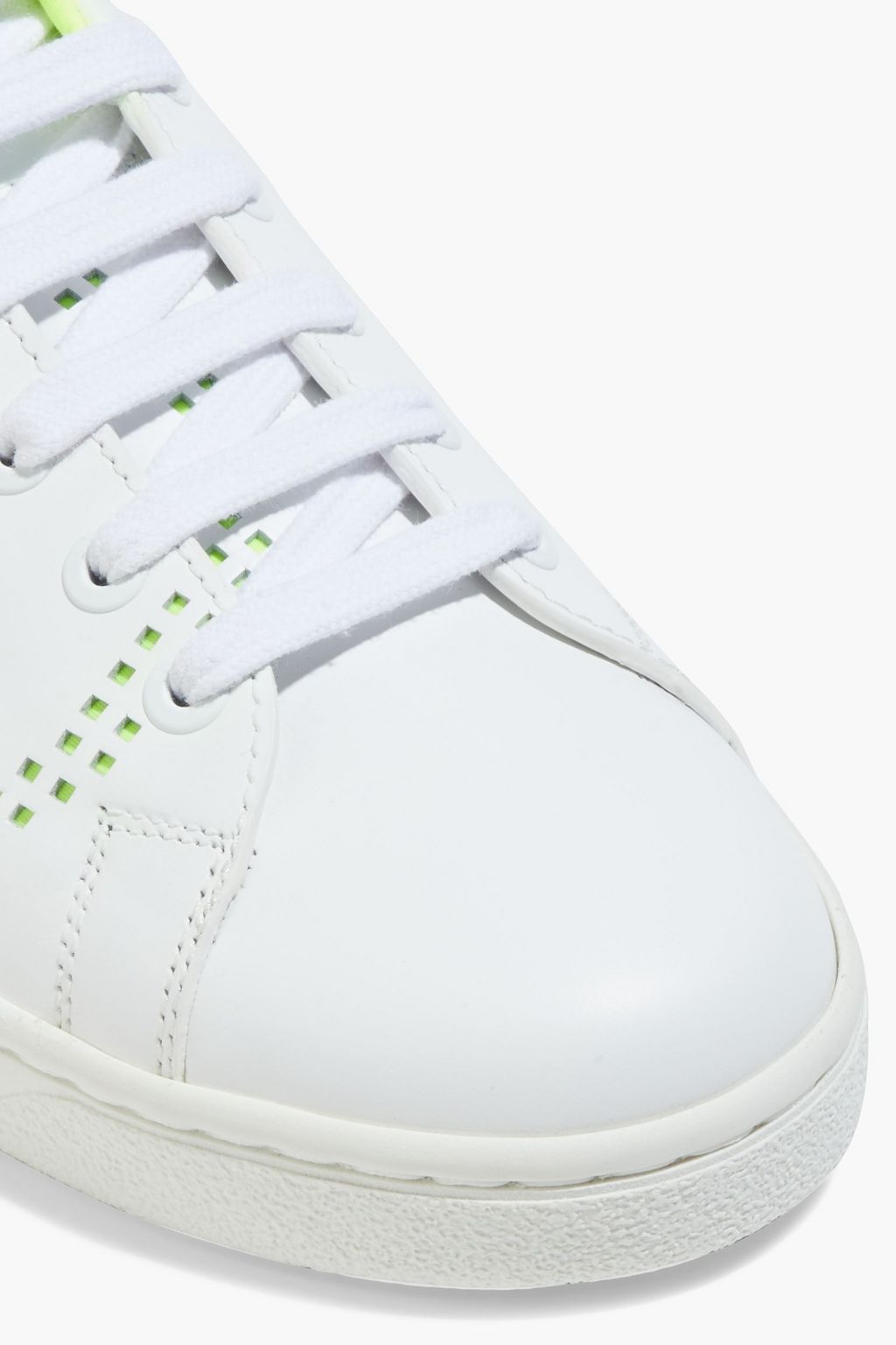 VALENTINO GARAVANI Backnet perforated leather sneakers