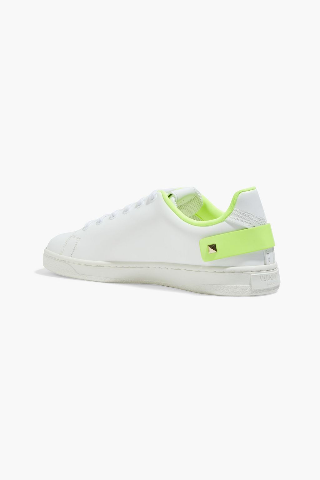 VALENTINO GARAVANI Backnet perforated leather sneakers