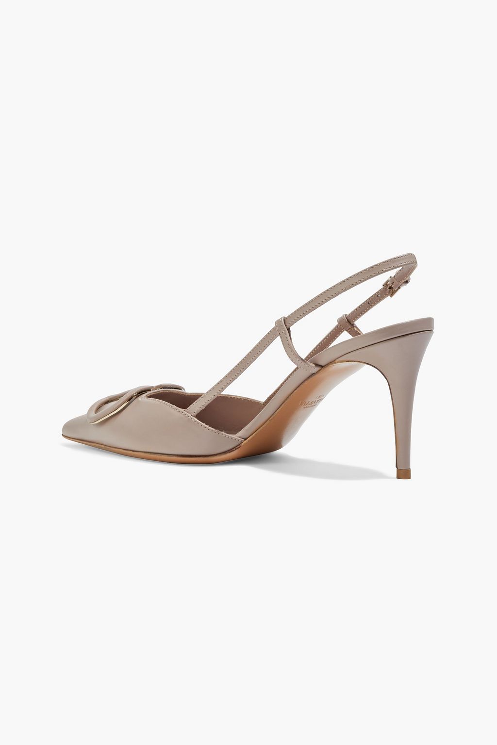 VALENTINO GARAVANI VLOGO レザー バックストラップパンプス