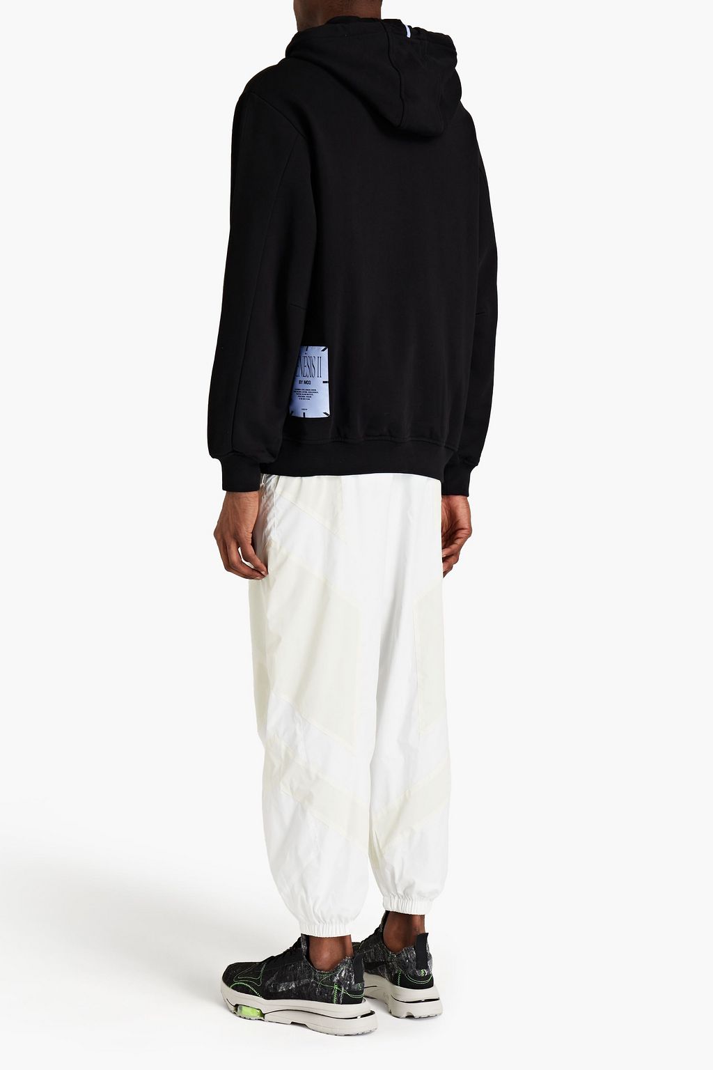 MCQ ALEXANDER MCQUEEN Appliquéd printed French cotton-terry hoodie