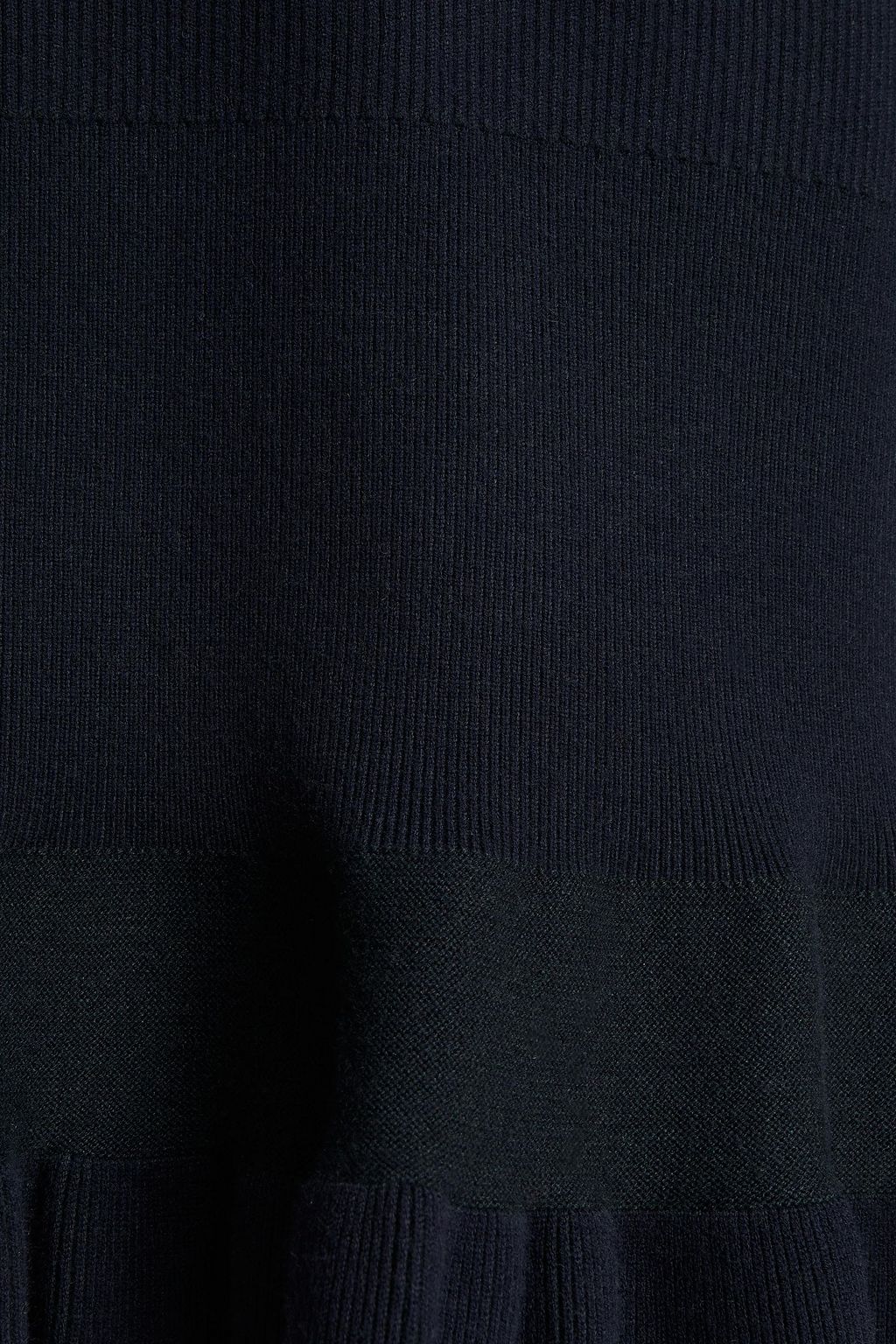 SEE BY CHLOÉ Ruffled ribbed-knit mini dress