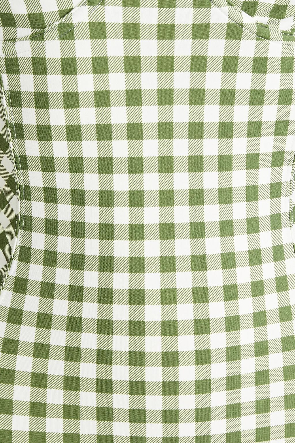 TORY BURCH Gingham underwired swimsuit