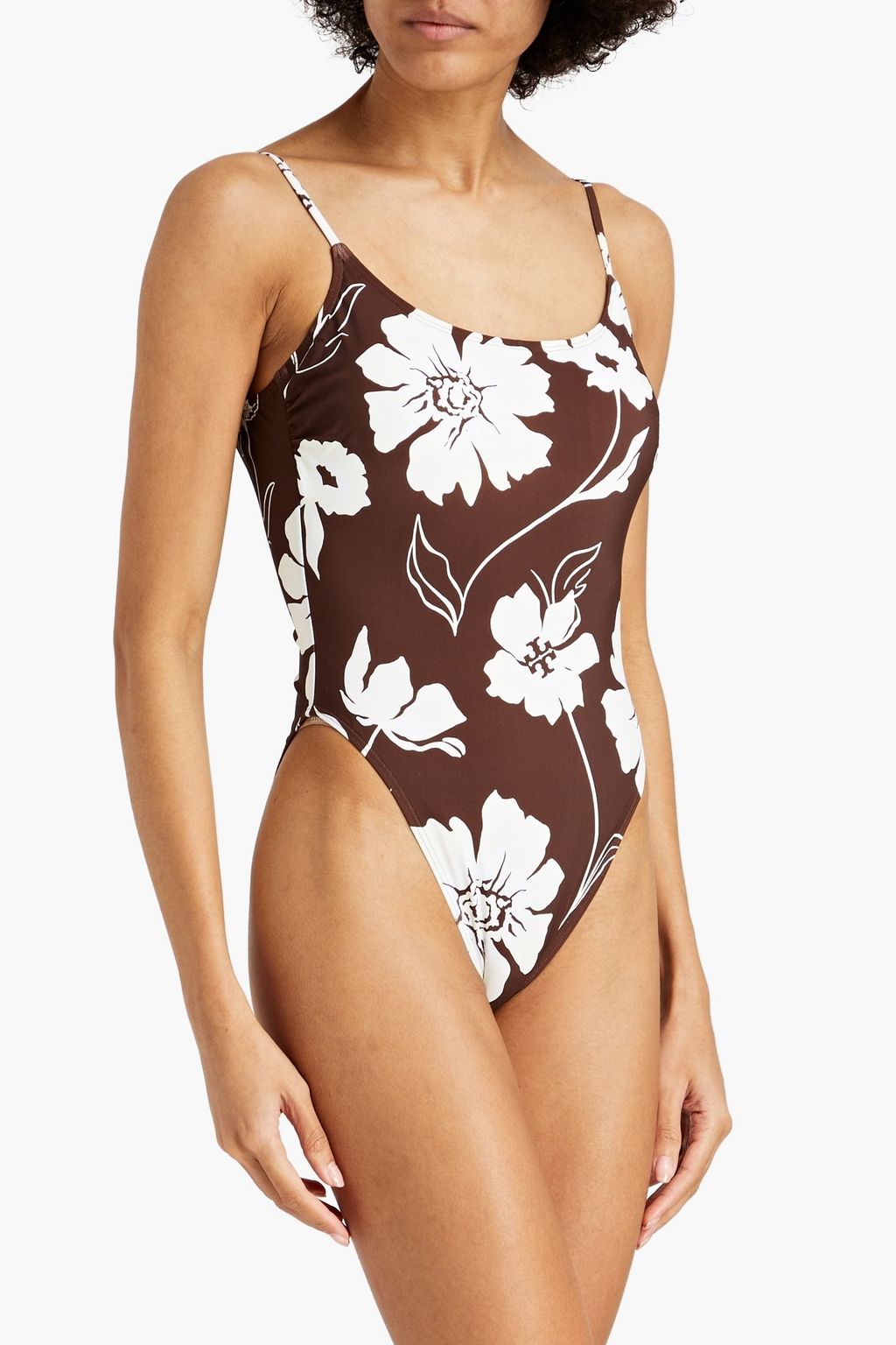 TORY BURCH Floral-print swimsuit