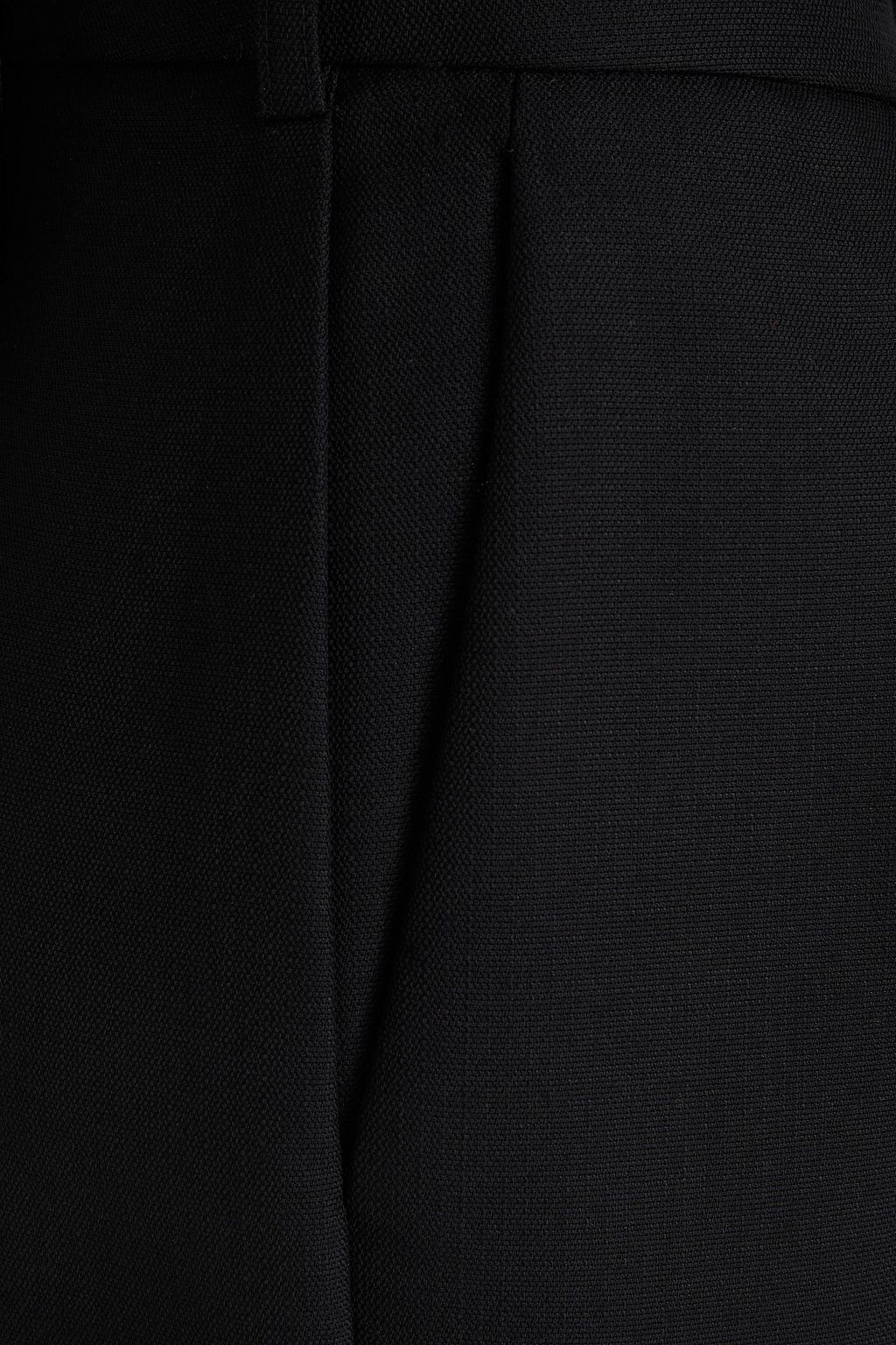 ALEXANDRE VAUTHIER Pleated wool wide-leg pants
