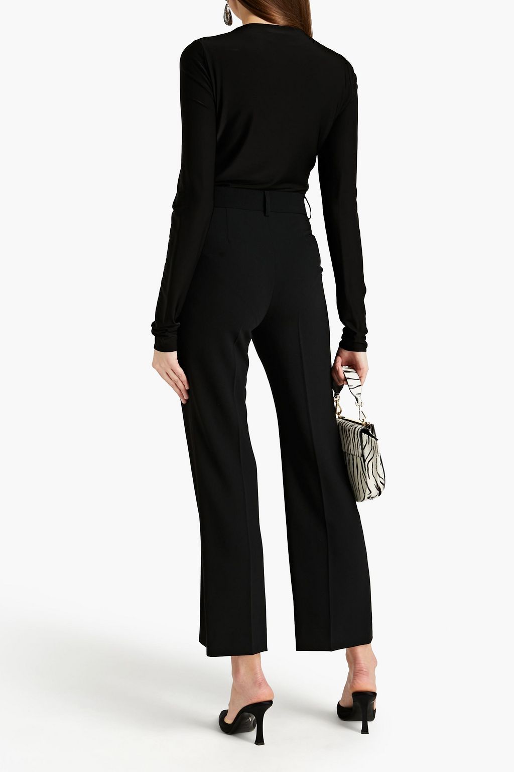ALEXANDRE VAUTHIER Wrap-effect stretch-jersey bodysuit