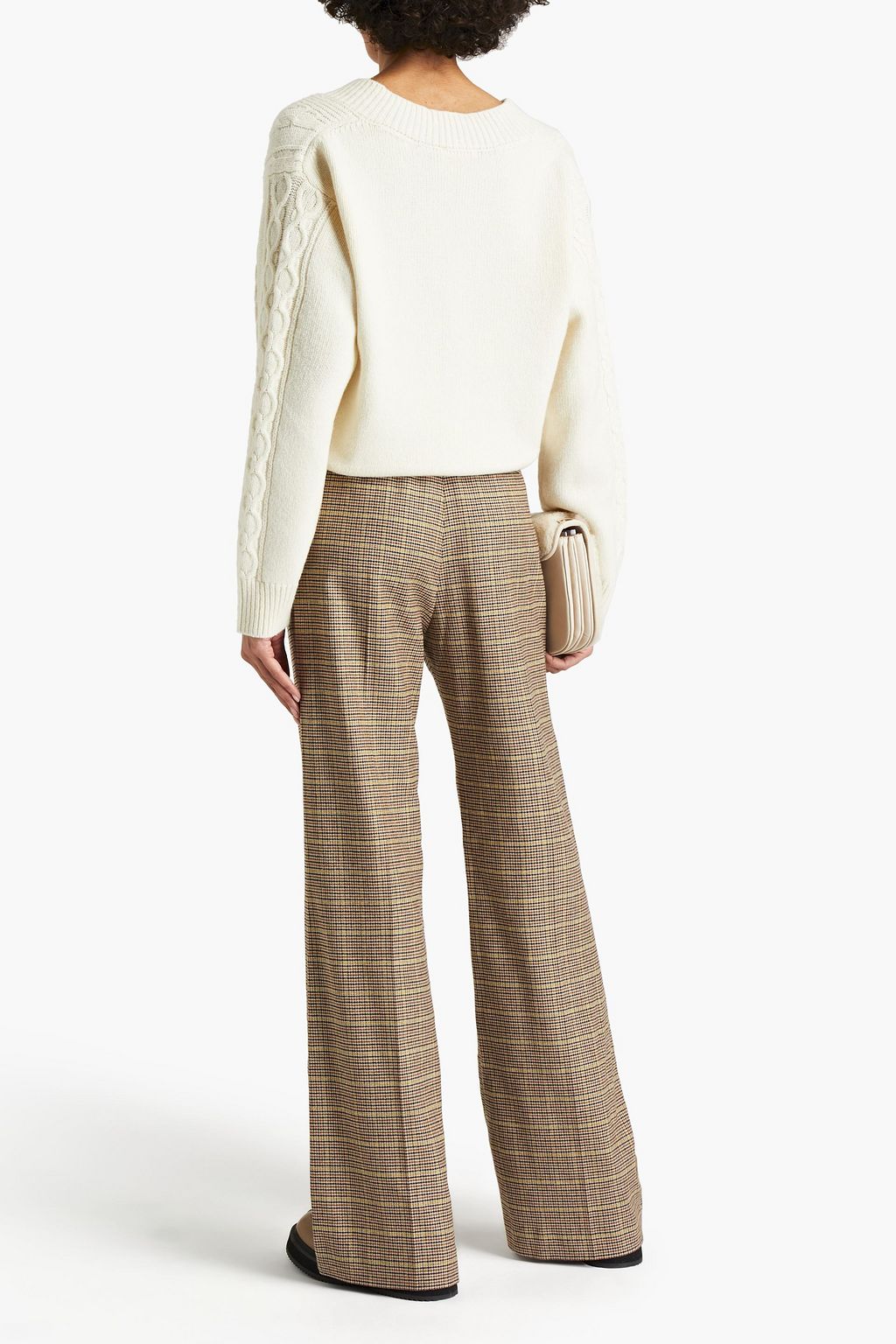 SEE BY CHLOÉ Cable-knit wool-blend sweater