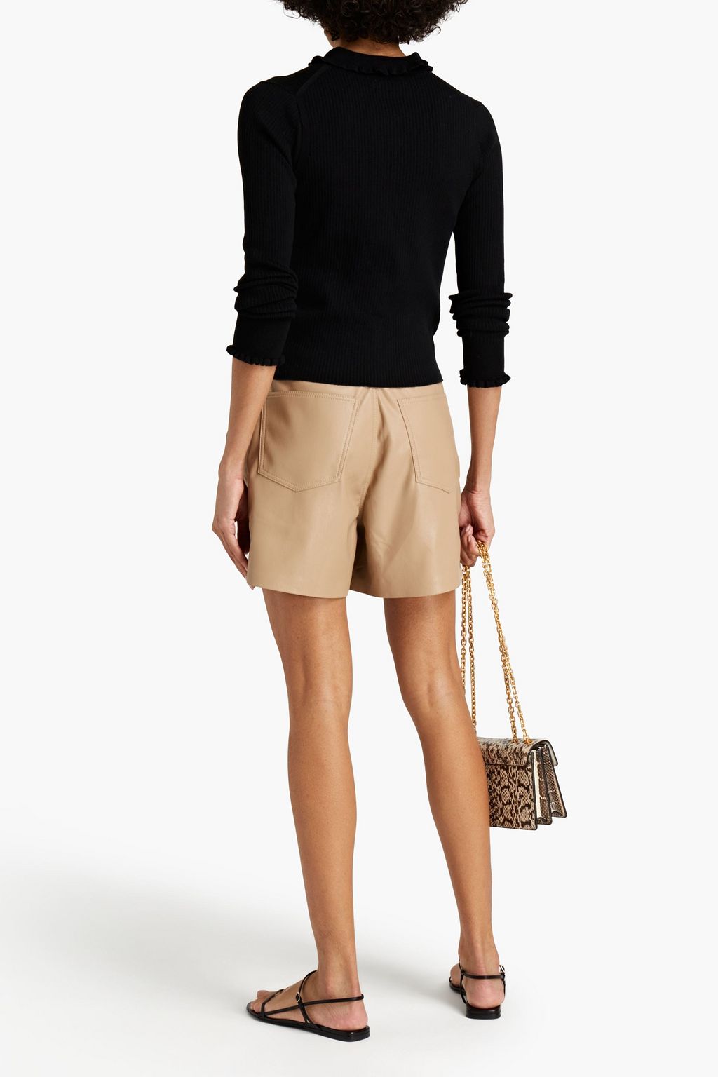 SEE BY CHLOÉ Pointelle-trimmed ribbed cotton-blend cardigan