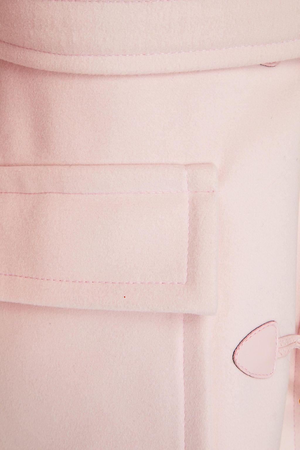 ALEXANDRE VAUTHIER Belted wool-felt hooded coat