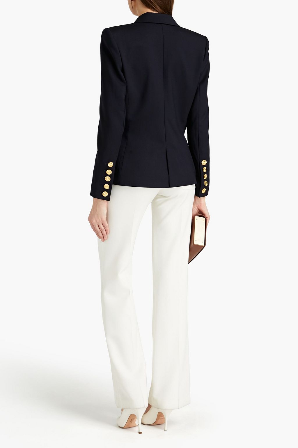 ALEXANDRE VAUTHIER Double-breasted stretch-wool twill blazer