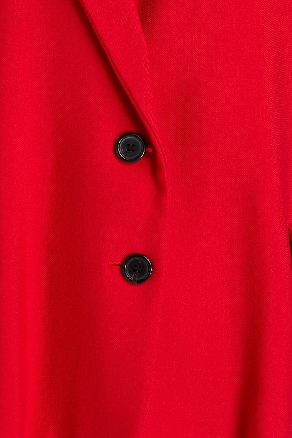 VALENTINO GARAVANI Oversized-Weste aus Twill aus einer Wollmischung