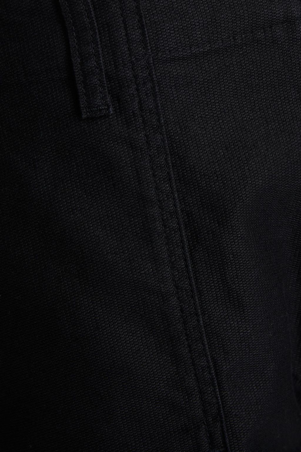SNOW PEAK Cotton and linen-blend shorts