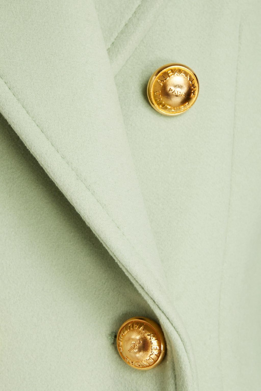 ALEXANDRE VAUTHIER Double-breasted wool-felt coat