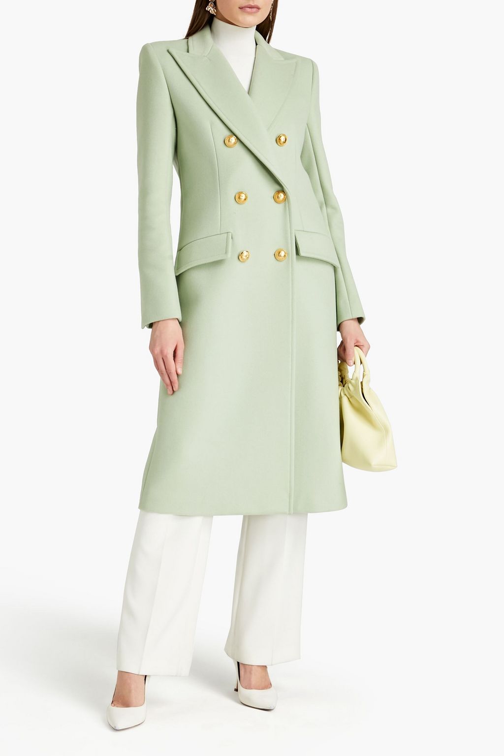 ALEXANDRE VAUTHIER Double-breasted wool-felt coat