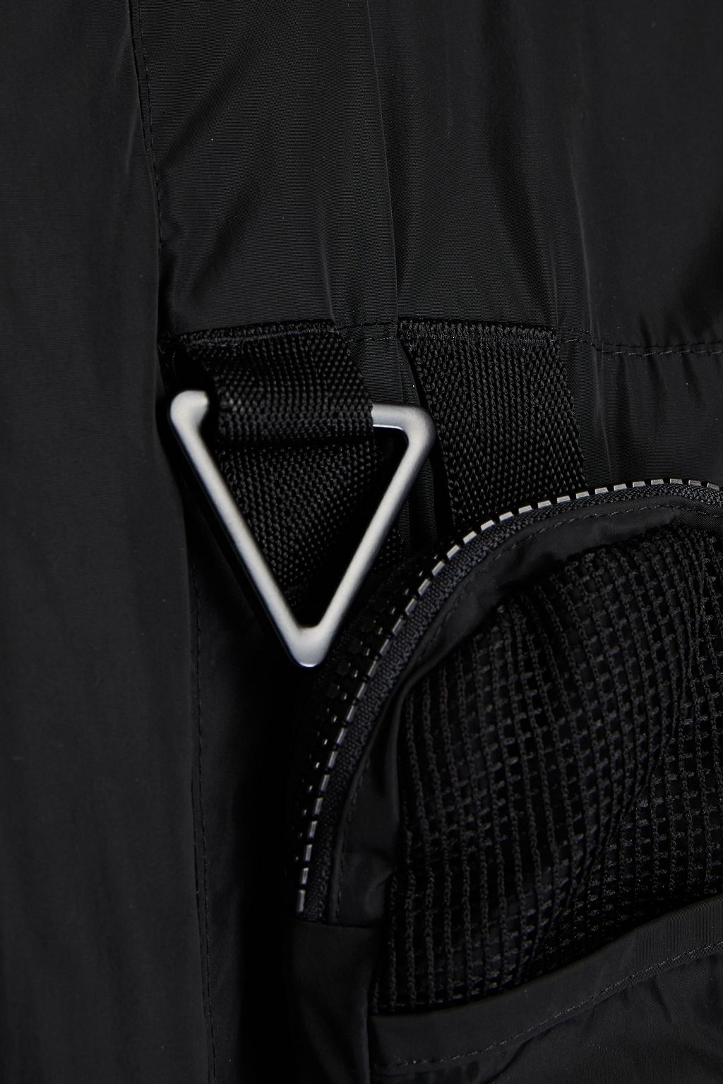 MCQ ALEXANDER MCQUEEN Webbing-trimmed shell hooded parka
