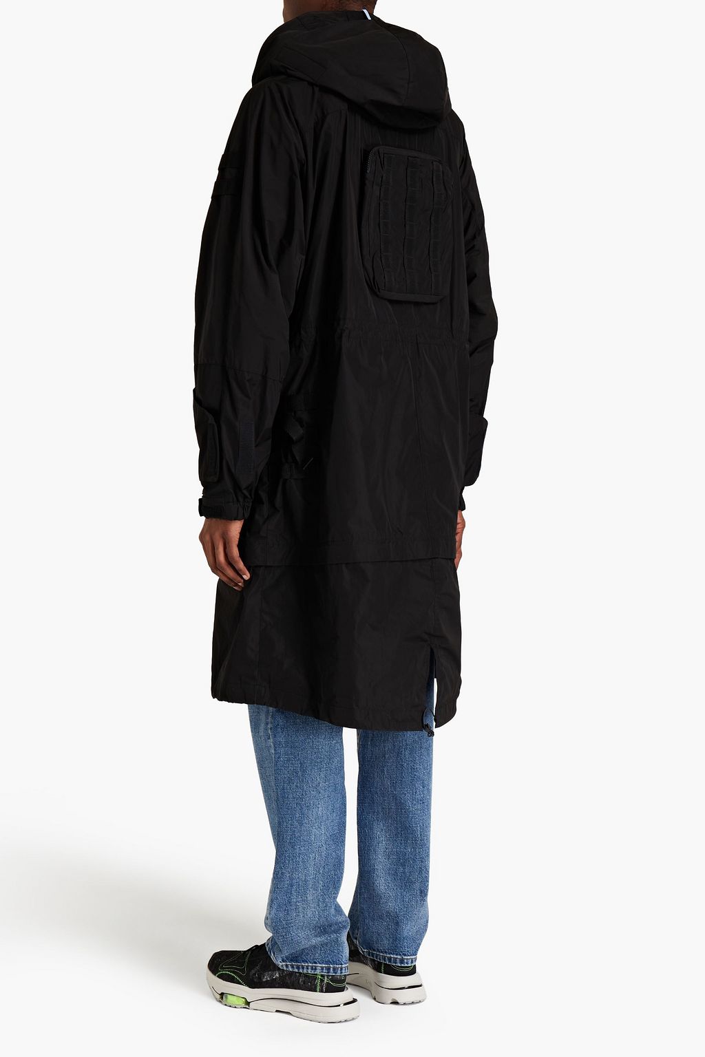 MCQ ALEXANDER MCQUEEN Webbing-trimmed shell hooded parka