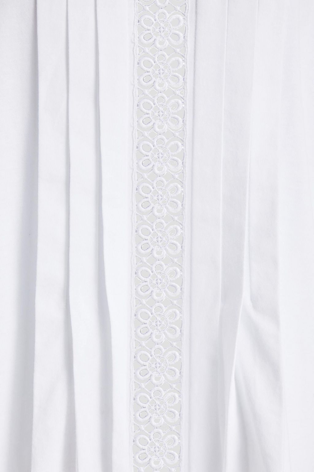 SEE BY CHLOÉ Pleated organic cotton-jersey top