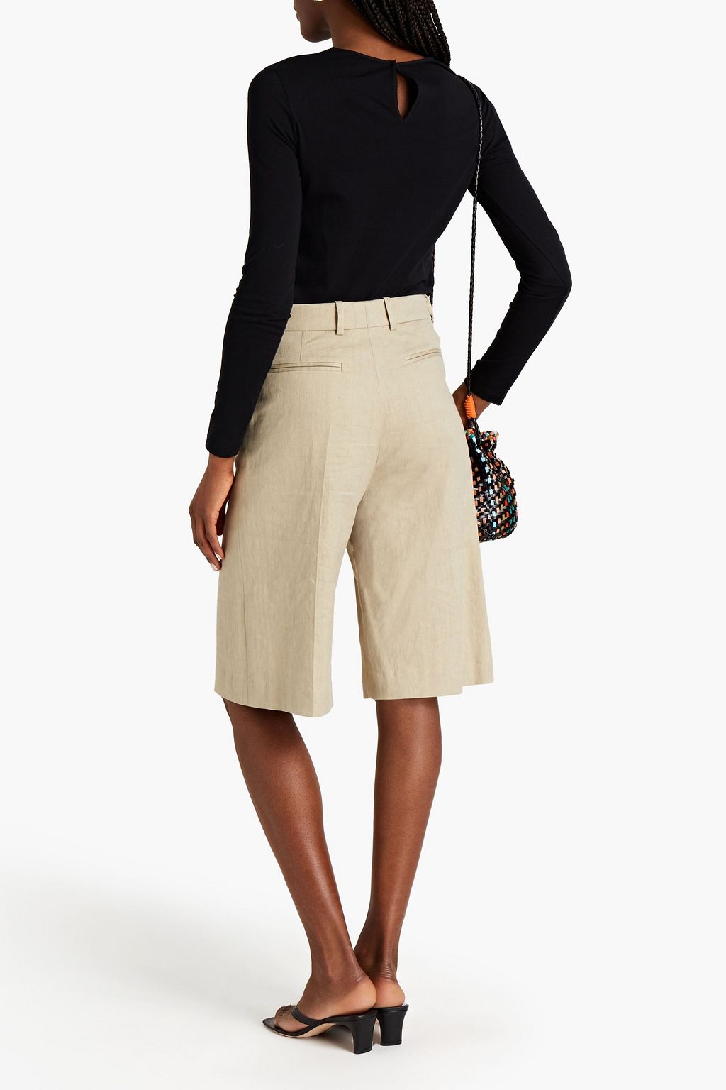 SEE BY CHLOÉ Broderie anglaise-trimmed cotton-jersey top