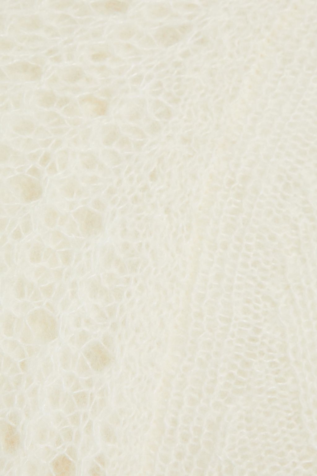 3.1 PHILLIP LIM Open knit-paneled frayed alpaca-blend sweater