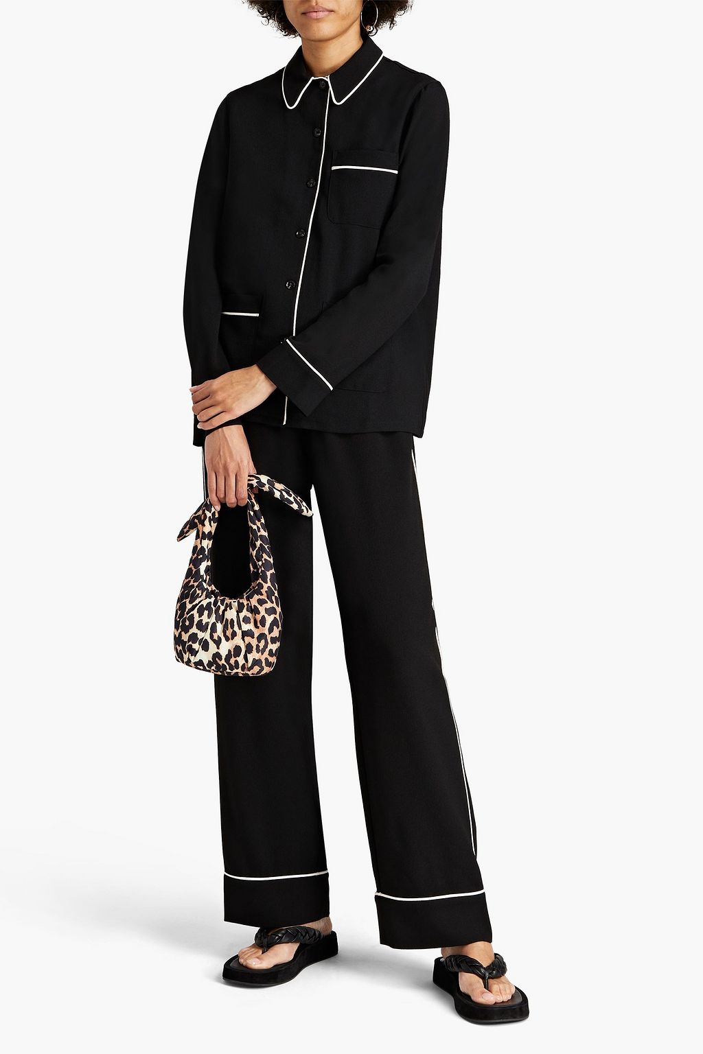 GANNI Crepe shirt