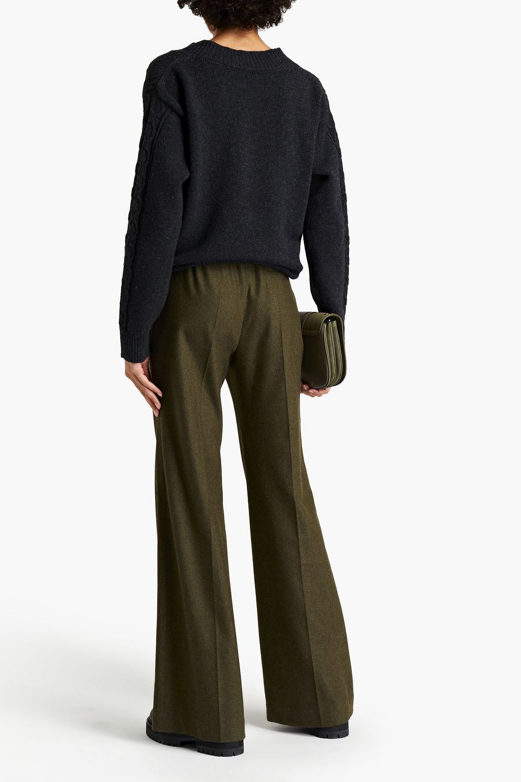SEE BY CHLOÉ Cable-knit wool-blend sweater