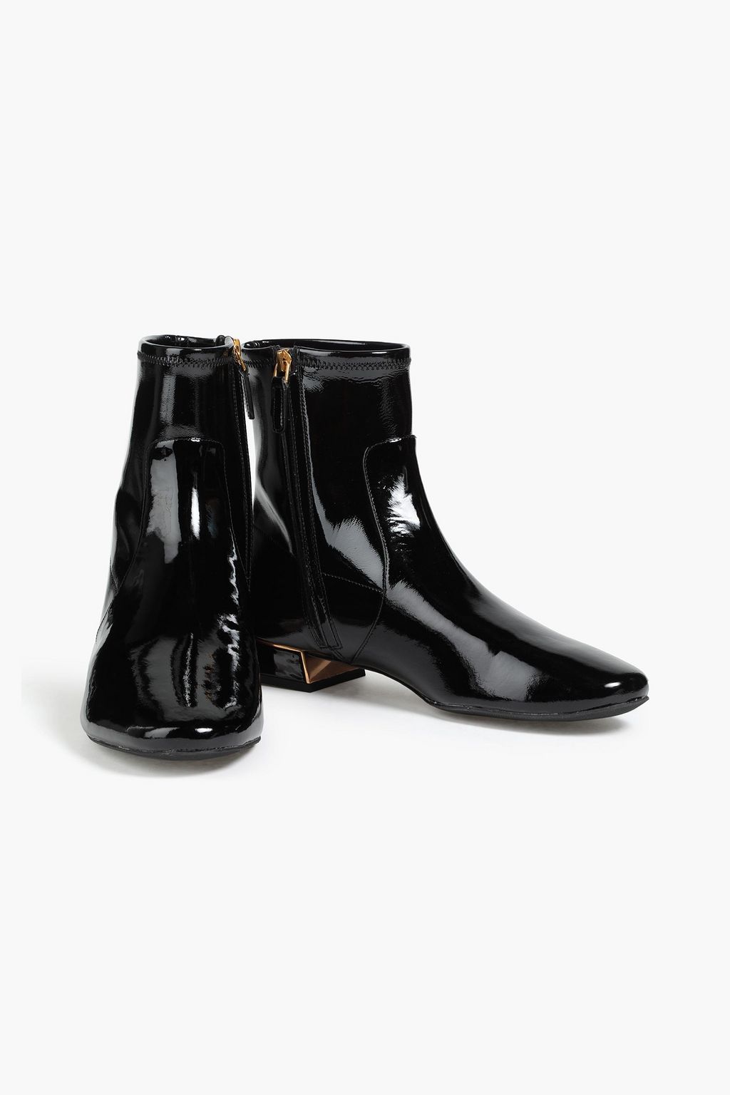TORY BURCH Gigi 20 patent-leather ankle boots