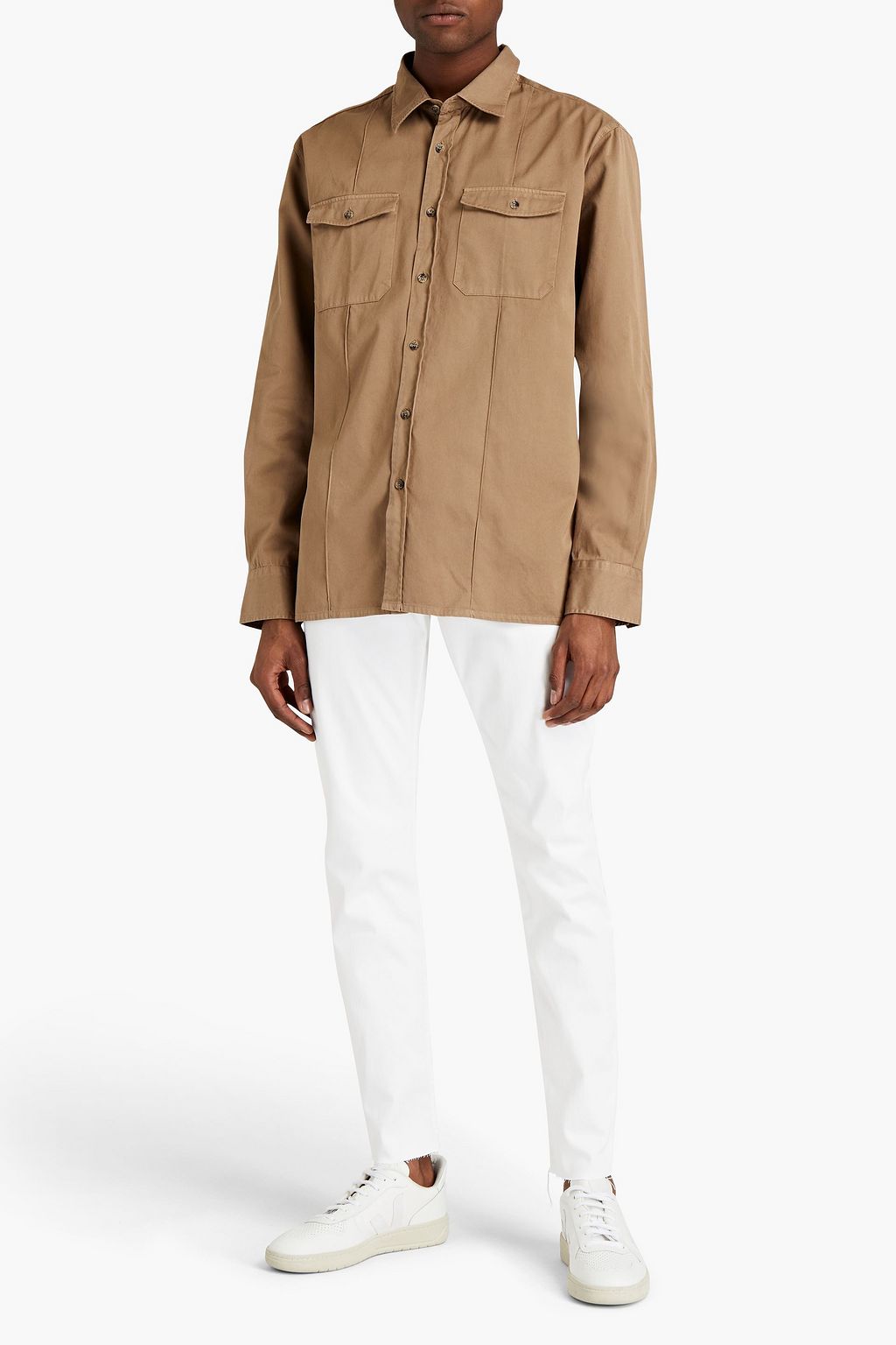 7 FOR ALL MANKIND Cotton-twill shirt