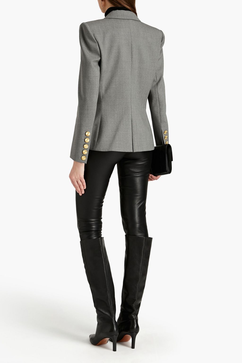 ALEXANDRE VAUTHIER Double-breasted stretch-wool twill blazer