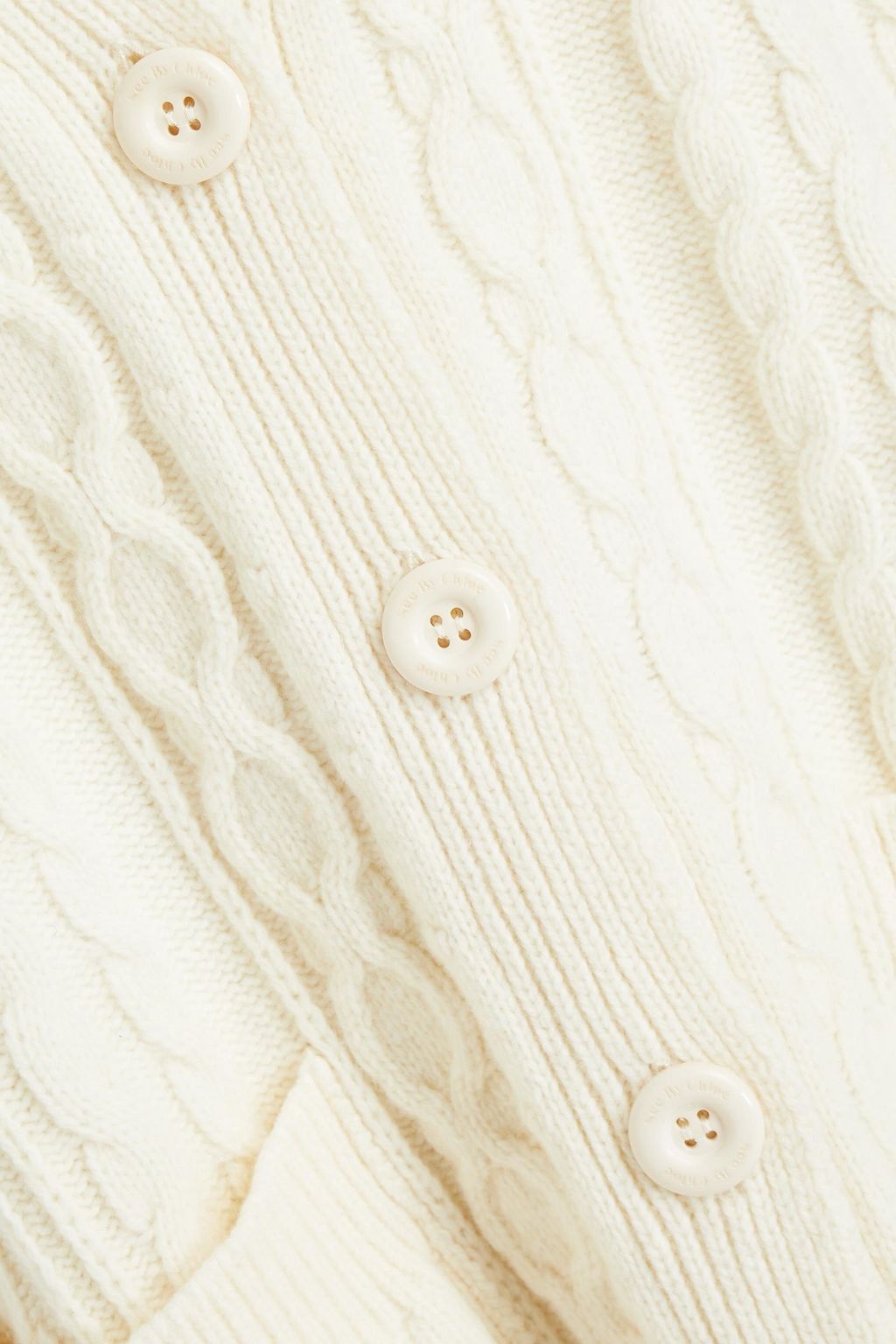 SEE BY CHLOÉ Cable-knit wool-blend cardigan