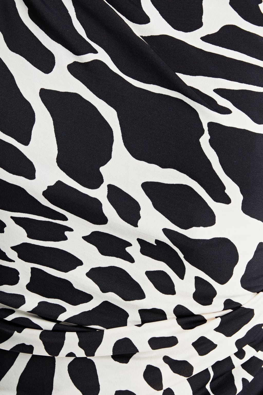 ALEXANDRE VAUTHIER Ruched printed stretch-jersey mini dress