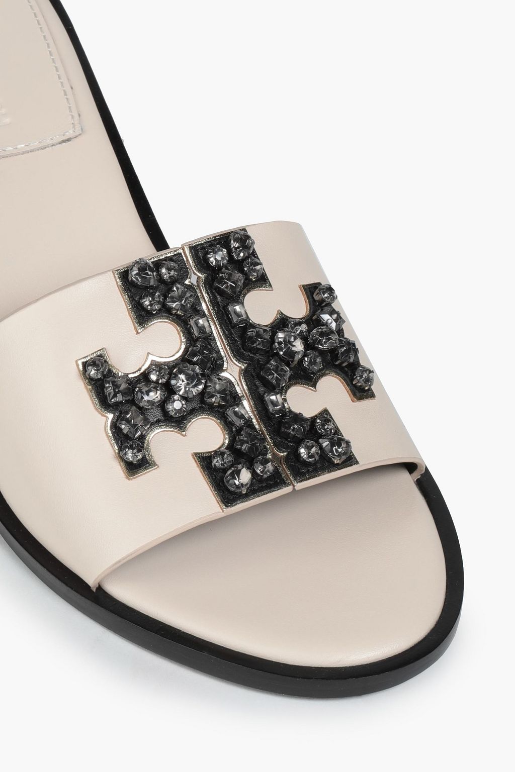 TORY BURCH Ines embellished leather mules